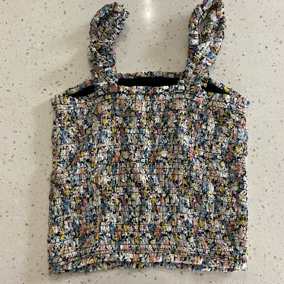 NWOT Abercrombie Smocked Top - Picture 2 of 3